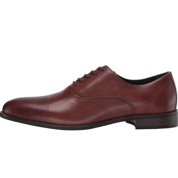 Kenneth Cole Reaction Jean LaceUp Men\'s Cognac sz8 main image 4
